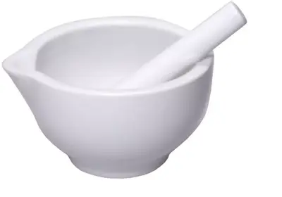 Vijzel keramiek wit dia 15cm