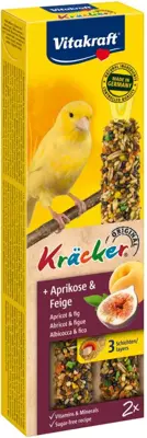 Vitakraft abrikoos/vijg-kräcker kanarie, 2in1