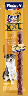 Vitakraft Beef-stick xxl kalkoen 1st - afbeelding 1