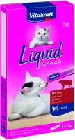 Vitakraft Cat-liquid snack rund & inuline, 6 st - afbeelding 1