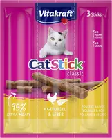 Vitakraft Cat-Stick mini gevogelte & lever 18g - afbeelding 4