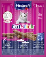 Vitakraft Cat-Stick mini kabeljauw & tonijn 18g - afbeelding 1