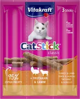 Vitakraft Cat-Stick mini kalkoen & lam 18g - afbeelding 4