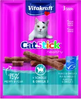 Vitakraft Cat-Stick mini schol & omega 3 18g - afbeelding 5