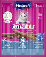 Vitakraft Cat-Stick mini schol & omega 3 18g - afbeelding 1