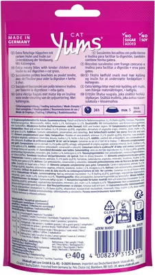 Vitakraft Cat yums kip&kattengras 40g - afbeelding 3