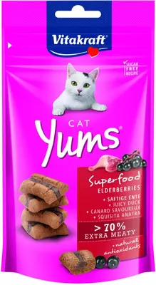 Vitakraft Cat Yums Superfood met vlierbessen