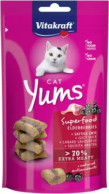 Vitakraft Cat Yums superfood & vlierbessen 40g - afbeelding 1