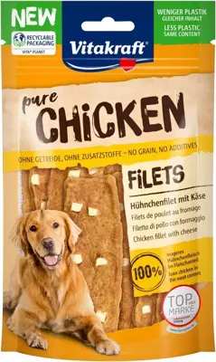 Vitakraft Chicken kipfilets met kaas, 80g