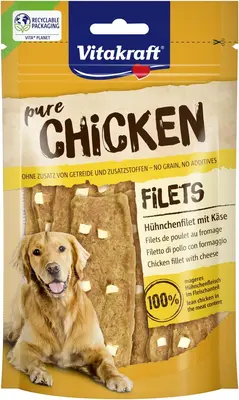 Vitakraft Chicken kipfilets met kaas, 80g - afbeelding 1
