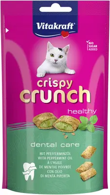 Vitakraft Crispy Crunch Dental pepermuntolie 60g - afbeelding 1