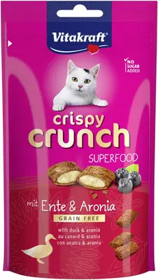 Vitakraft Crispy Crunch eend & aroniabessen 60g - afbeelding 1