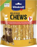 Vitakraft Delicious Chews kauwrollen S 25st, 300g - afbeelding 1