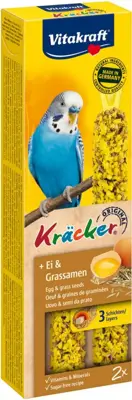 Vitakraft ei/graszaad-kräcker parkiet, 2in1. (10)