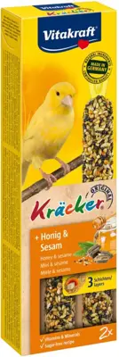 Vitakraft honing/sesam-kräcker kanarie, 2in1