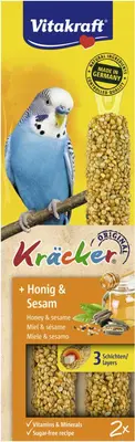 Vitakraft honing/sesam-kräcker parkiet, 2in1. (10) - afbeelding 2