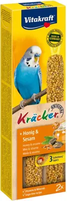 Vitakraft honing/sesam-kräcker parkiet, 2in1. (10)