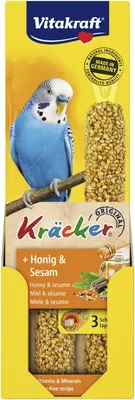 Vitakraft honing/sesam-kräcker parkiet, 2in1. (10) - afbeelding 8
