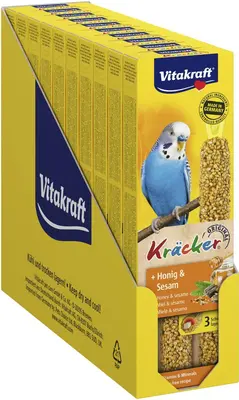 Vitakraft honing/sesam-kräcker parkiet, 2in1. (10) - afbeelding 7