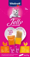 Vitakraft Jelly lovers mp kip/kalkoen 6x15g - afbeelding 1