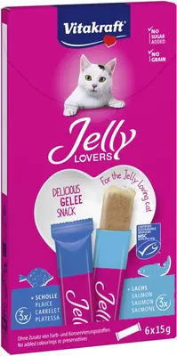 Vitakraft Jelly lovers multipack zalm & schol MSC 6 x 15g - afbeelding 4