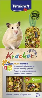 Vitakraft Kracker multivitamine hamster 2in1 - afbeelding 1