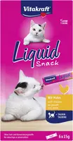 Vitakraft Liquid Snack kip & taurine, 6 x 15g - afbeelding 1