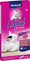 Vitakraft Liquid Snack leverworst & biotine, 6 x 15g - afbeelding 5
