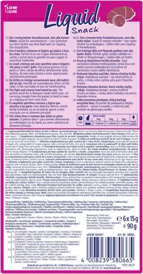 Vitakraft Liquid Snack leverworst & biotine, 6 x 15g - afbeelding 4