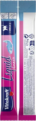Vitakraft Liquid Snack zalm & omega 3, 6 x 15g - afbeelding 5