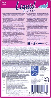 Vitakraft Liquid Snack zalm & omega 3, 6 x 15g - afbeelding 4
