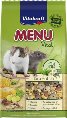 Vitakraft menu vital rattenvoer 1kg - afbeelding 1