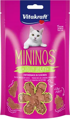 Vitakraft Mininos Jolly Jerky eend 40g - afbeelding 1