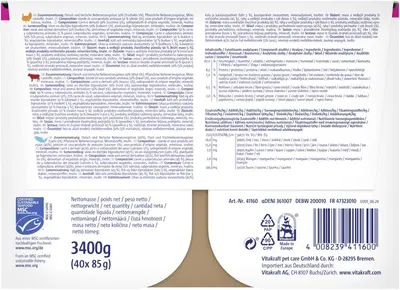 Vitakraft Poésie Classique multipack 40 x 85g - afbeelding 3