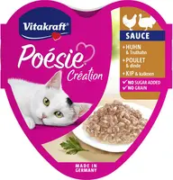 Vitakraft Poésie Creation In Saus 85 g - Kip & Kalkoen - afbeelding 1