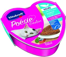 Vitakraft Poésie Création zalm & spinazie in gelei 85g kopen?