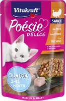 Vitakraft Poésie Délice Junior kalkoen in saus 85g - afbeelding 1
