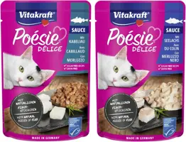 Vitakraft Poésie Délice multipack vis in saus 6 x 85g - afbeelding 5
