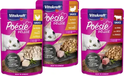 Vitakraft Poesie delisauce multip vlees 6x85g - afbeelding 5