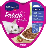 Vitakraft Poesie koolvis pasta & tomatensaus 85g - afbeelding 1