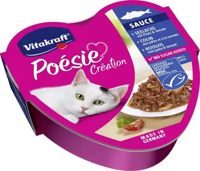 Vitakraft Poesie koolvis pasta & tomatensaus 85g - afbeelding 7