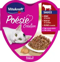 Vitakraft Poesie rund en wortelsaus 85g kopen?