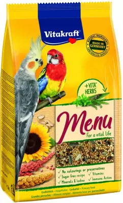 Vitakraft Premium Menu valkparkiet 1kg