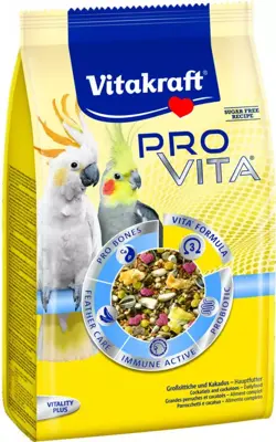 Vitakraft PRO VITA Valkparkiet en Kaketoe
