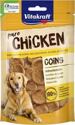 Vitakraft Pure Chicken Coins 80g - afbeelding 1