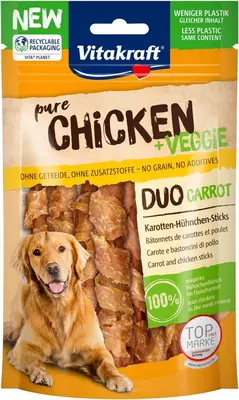 Vitakraft Pure Chicken Duo Carrot wortel & kip 80g - afbeelding 5