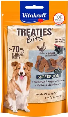 Vitakraft Treaties Bits Superfood met vlierbessen