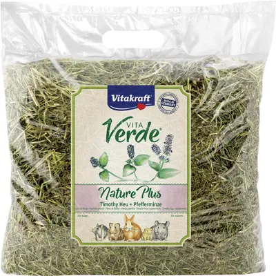 Vitakraft Vita Verde hooi met pepermunt - afbeelding 1