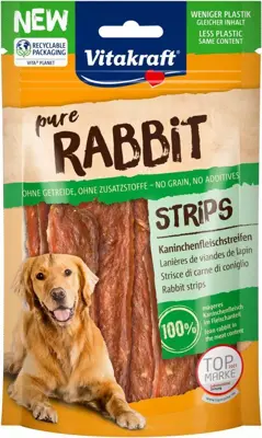 Vitakraft vleesstrips konijn, 80g