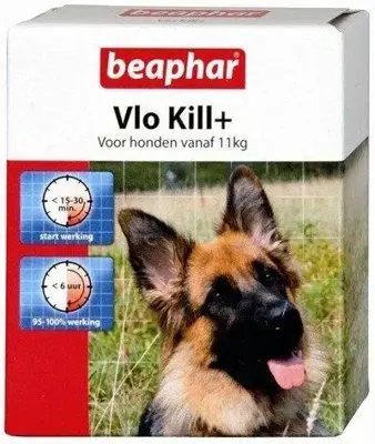 Vlokill+ hond vanaf 11kg 6 tablett
